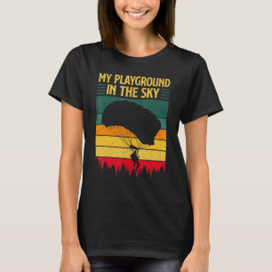 Camiseta Mi Zona De Juegos Es El Skydiving Sky
