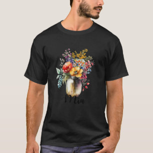 Camiseta Mia de flores silvestres de las mujeres