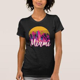 Camiseta Miami al atardecer