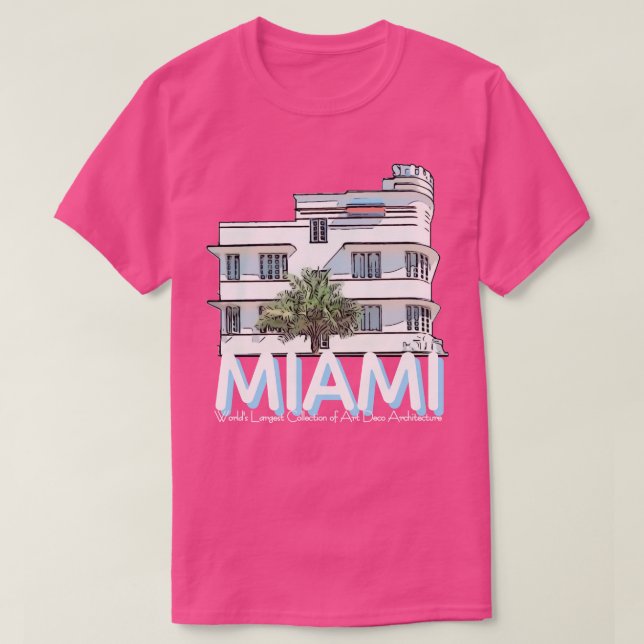 CAMISETA MIAMI ART DECO (Diseño del anverso)