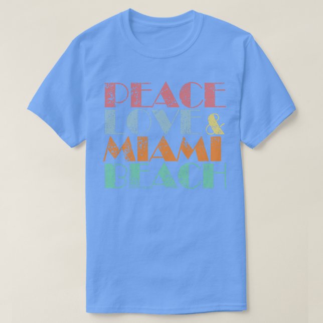 Camiseta Miami Beach (Diseño del anverso)