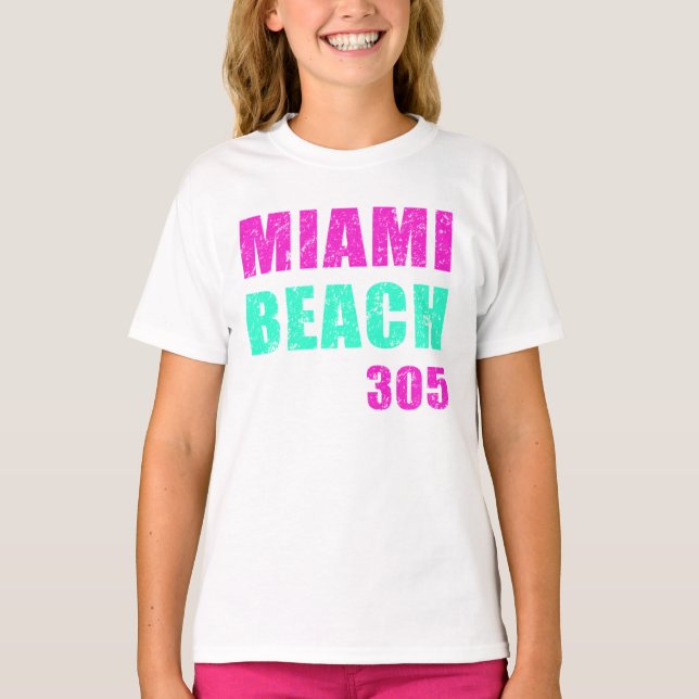 Camiseta Miami Beach 305 (Anverso)