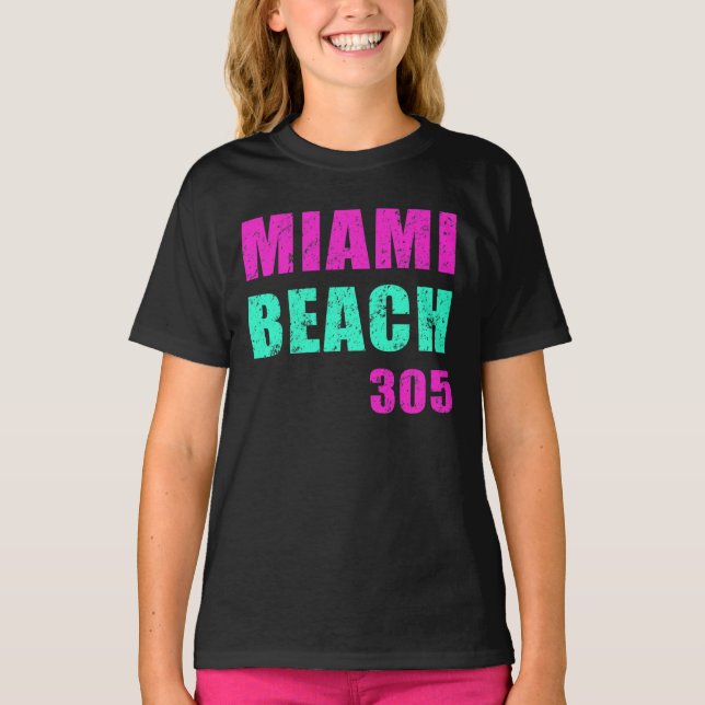 Camiseta Miami Beach 305 (Anverso)