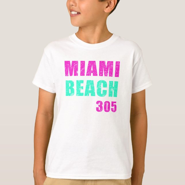 Camiseta Miami Beach 305 (Anverso)