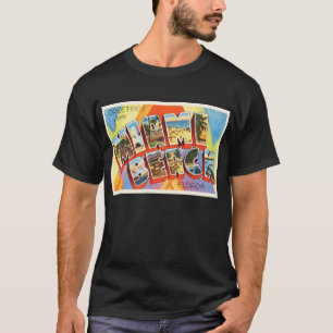 Camiseta Miami Beach Florida FL Old Vintage Travel Souvenir