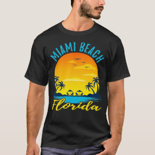 Camiseta Miami Beach Florida - Hora de verano
