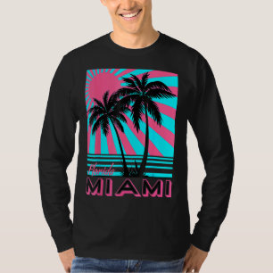 Camiseta Miami Beach Florida Miami Palmeras