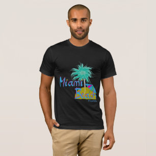 Camiseta Miami Beach Florida Palm Fun Sun Guay