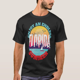 Camiseta Miami Beach Florida Verano eterno