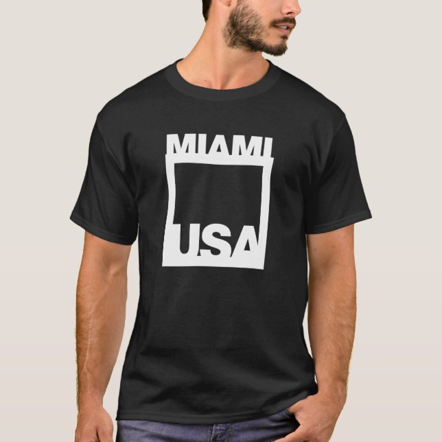 Camiseta Miami Beach I Love Miami Florida (Anverso)