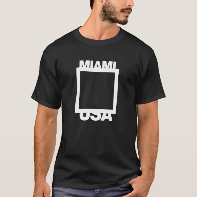 Camiseta Miami Beach I Love Miami Florida Miami 1 (Anverso)