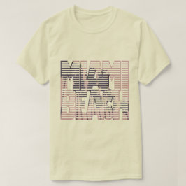 Camiseta miami beach pink violet fun