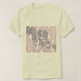 Camiseta miami beach pink violet fun