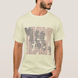 Camiseta miami beach pink violet fun