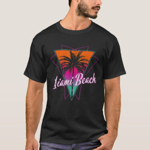 Camiseta Miami Beach Retro Florida USA America Souvenir Gif