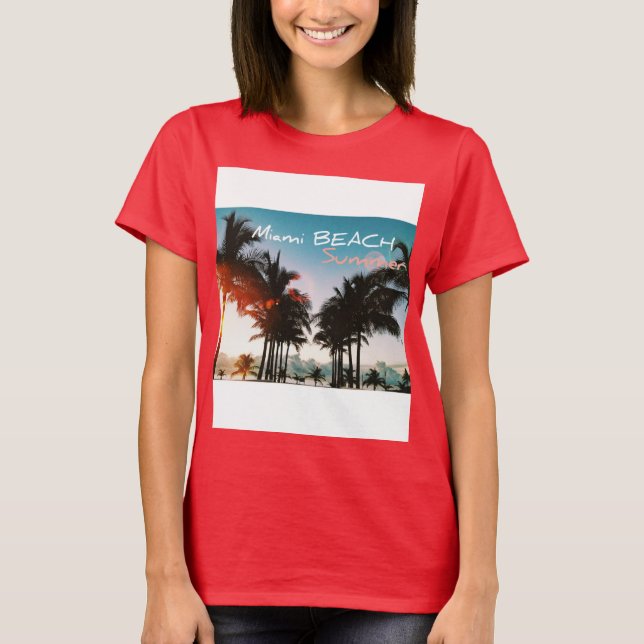 Camiseta Miami Beach Summer (Anverso)
