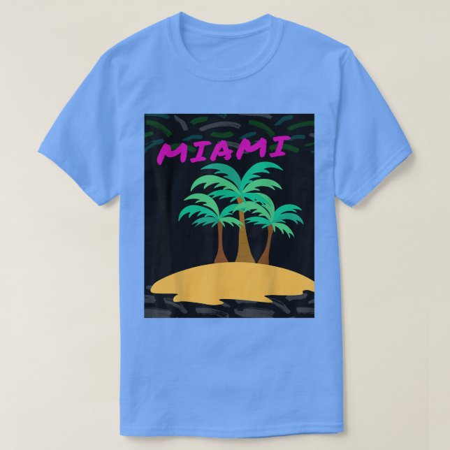 Camiseta Miami Beach Vacation (Diseño del anverso)