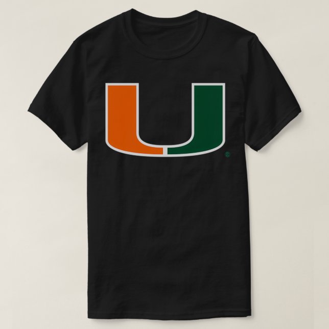 Camiseta Miami Fla HURRICANES CORAL GABLES FL (Diseño del anverso)