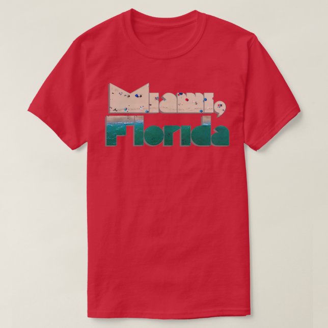 Camiseta Miami Florida (Diseño del anverso)