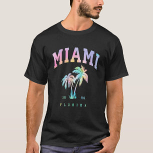 Camiseta Miami Florida Beach vacaciones de verano cosecha 7