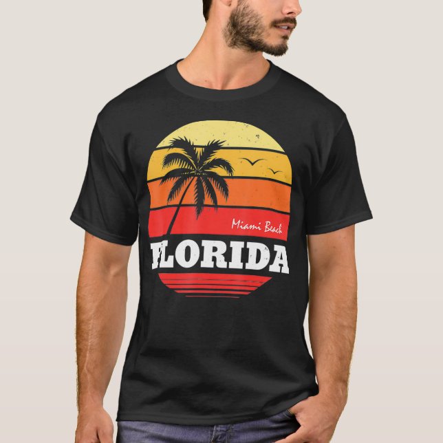 Camiseta Miami Florida City Seal State Home Orgullo Dade Co (Anverso)