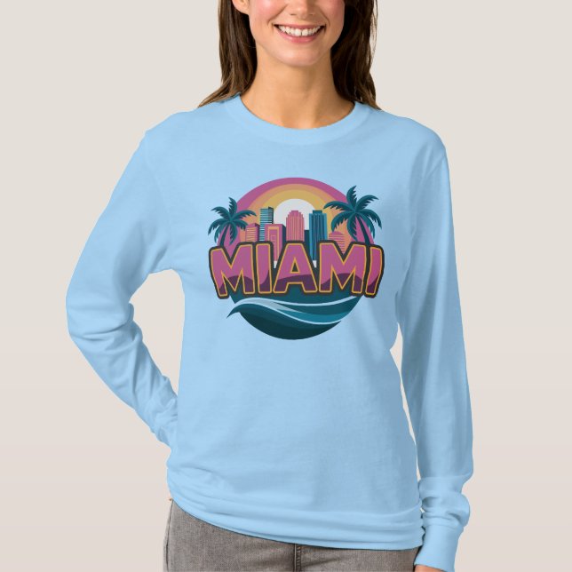 Camiseta Miami Florida Estados Unidos (Anverso)