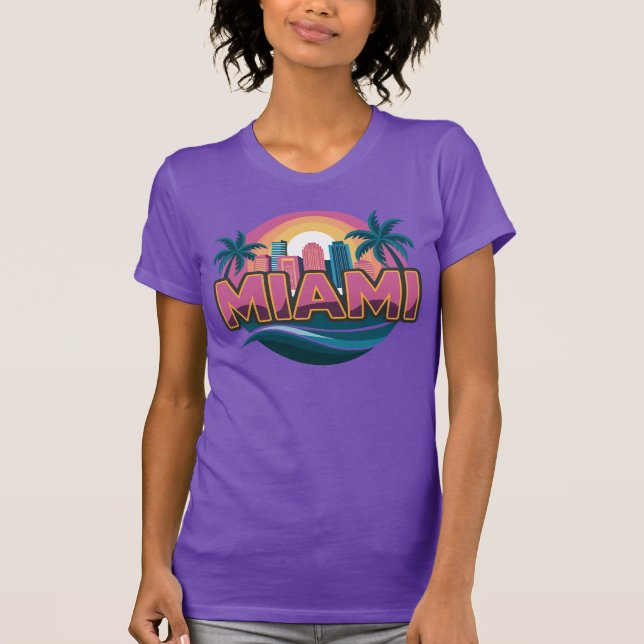 Camiseta Miami Florida Estados Unidos (Anverso)