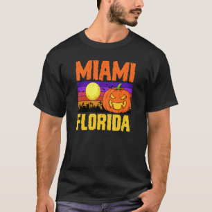 Camiseta Miami Florida Feliz Fiesta de Halloween Premio de 