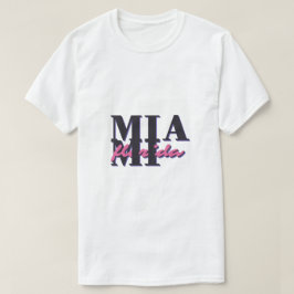 Camiseta Miami Florida - Gráfico retro negrita de tipografí