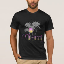 Miami, Florida Palmas Guay Black Neon
