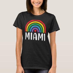 Camiseta Miami Florida para las mujeres Viaja Amo Miami Flo