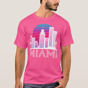 Camiseta Miami Florida Skyline US South Travel Tropical
