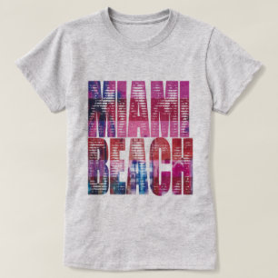 Camiseta miami fun colour pink