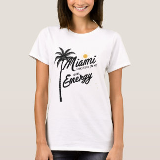 Camiseta Miami Girl Energy | Camiseta gráfica de c