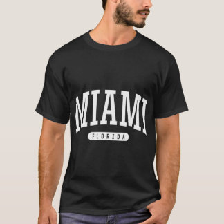 Camiseta Miami Hoodie College University Style FL EE.UU.