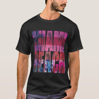 Camiseta miami night beach fun style
