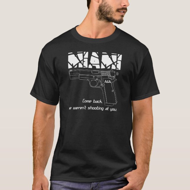 Camiseta Miami no te dispararon a tu Personalizado estadoun (Anverso)