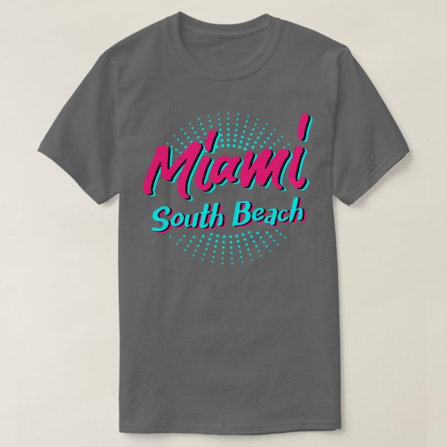 Camiseta Miami South Beach (Diseño del anverso)