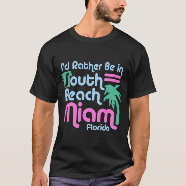 Camiseta Miami South Beach (Anverso)