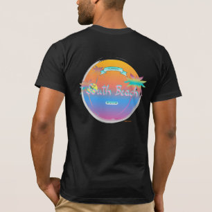 Camiseta Miami-South Beach Florida, Guay Graphic Black