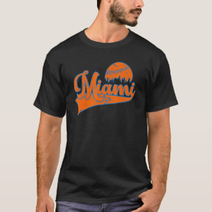 Camiseta Miami Souvenir Florida Skyline Hometown vintage 1