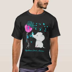 Camiseta Miastenia Elefante Gravis Myasthenia Gravis Ribbo
