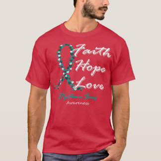Camiseta Miastenia Gravis Conciencia Fe Esperanza Amor En E