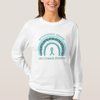 Camiseta Miastenia Gravis Esperanza, Coraje, Fuerza