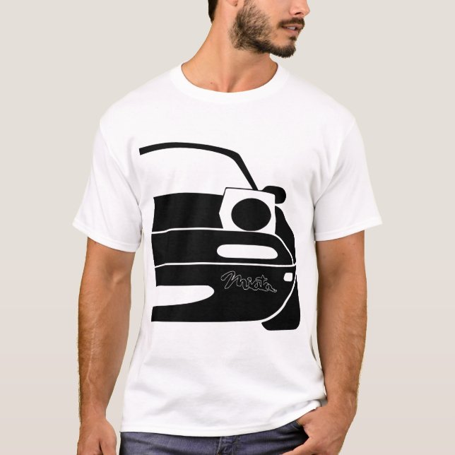 CAMISETA MIATA CON MIATA OUTLINE TOMX5 (Anverso)