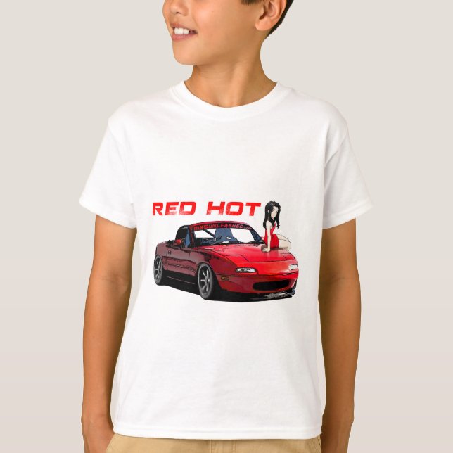 Camiseta Miata MX-5 candente (Anverso)