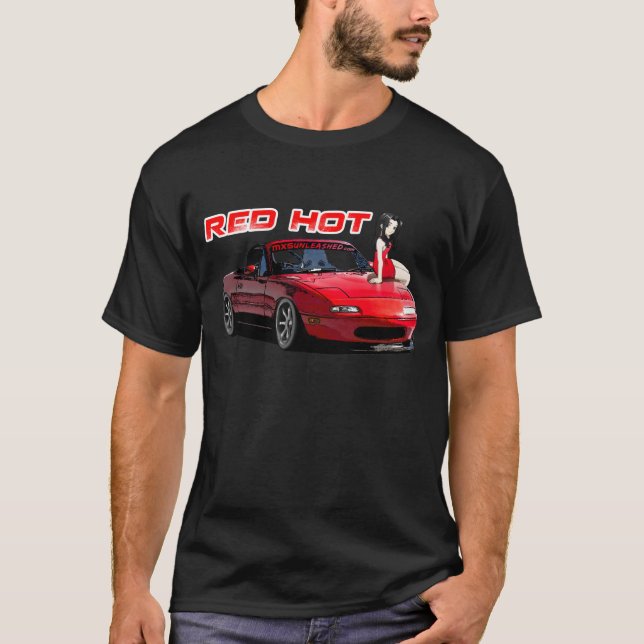 Camiseta Miata MX-5 candente (Anverso)