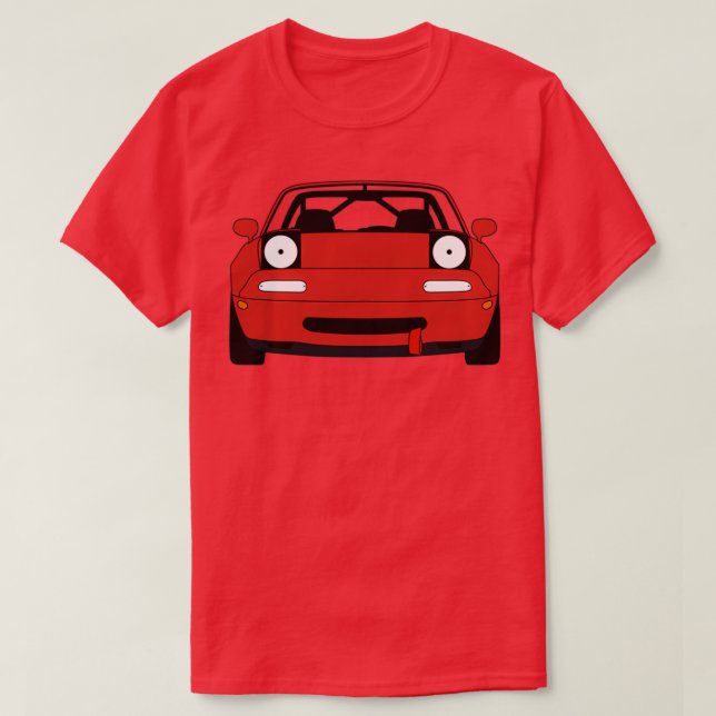 Camiseta Miata Racecar (Diseño del anverso)