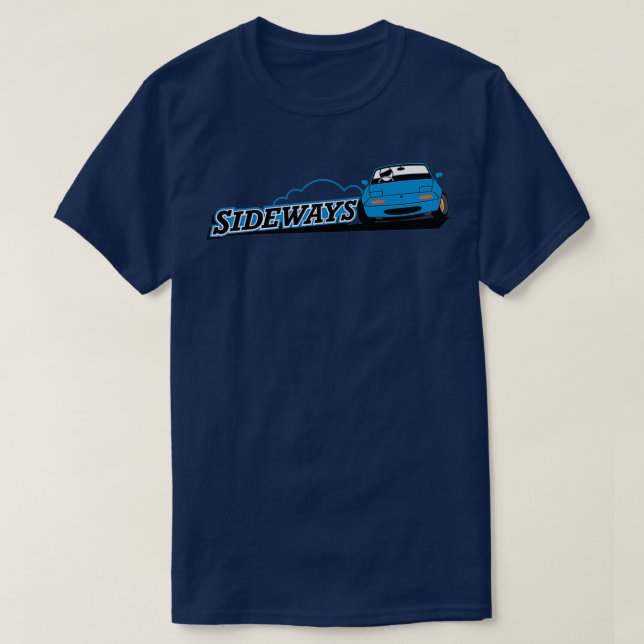 Camiseta Miata Sideways (Diseño del anverso)