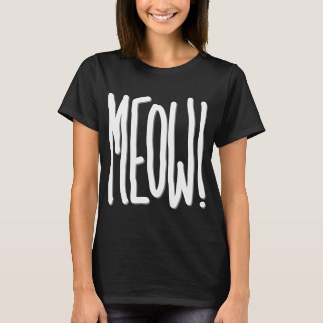 Camiseta ¡Miau! (Anverso)